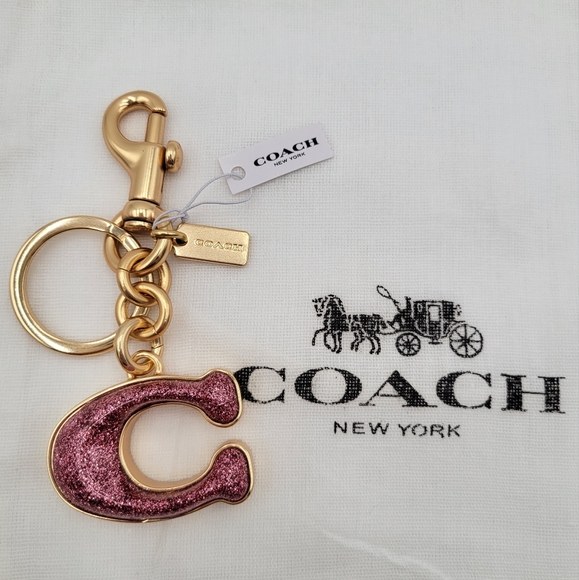 💥NWT💥 Coach "C" Bag Charm - Picture 1 of 6